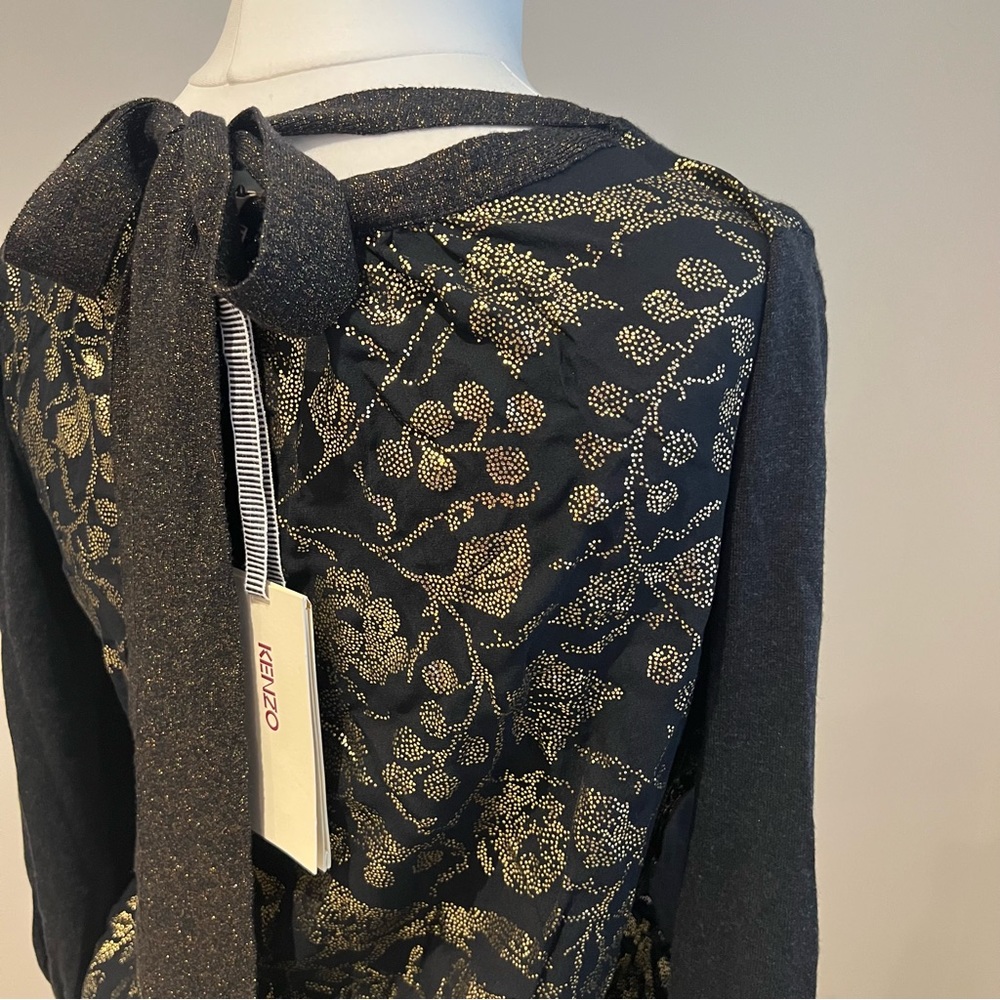 KENZO charcoal grey & gold jumper, size Large. - Picture 6 of 15